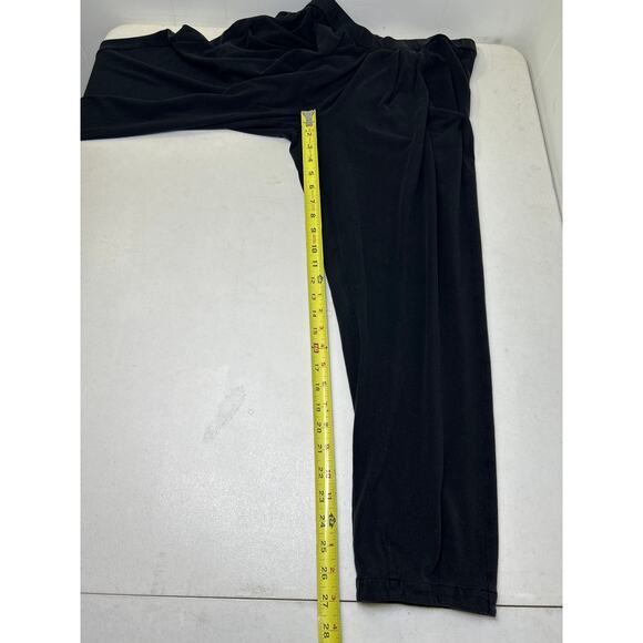 Eileen Fisher Stretch Jersey Knit Drop Pocket Ankle Pants in Black. Size XS - Picture 5 of 5